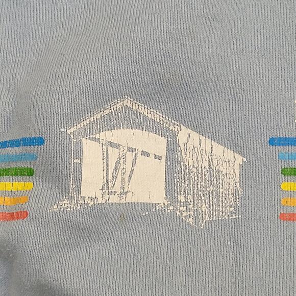 Vintage 70s Rockvile Indiana Sweatshirt Womens Medium 18x23 - Picture 11 of 14